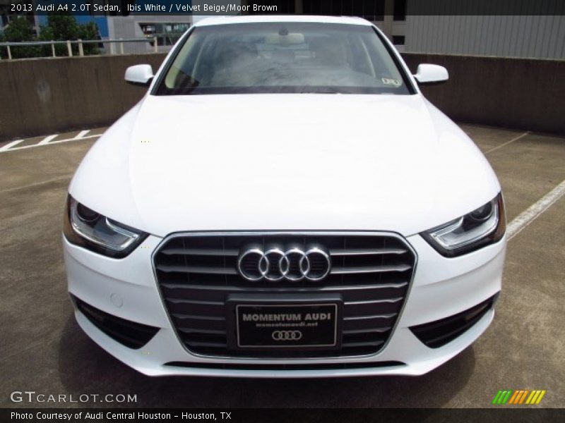 Ibis White / Velvet Beige/Moor Brown 2013 Audi A4 2.0T Sedan