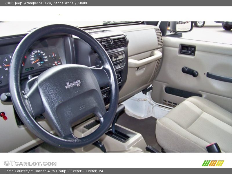 Stone White / Khaki 2006 Jeep Wrangler SE 4x4