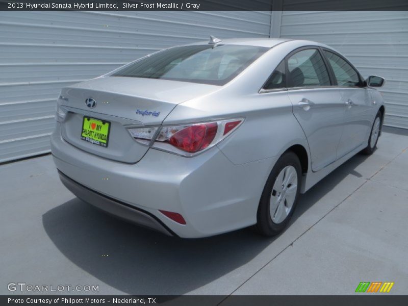 Silver Frost Metallic / Gray 2013 Hyundai Sonata Hybrid Limited