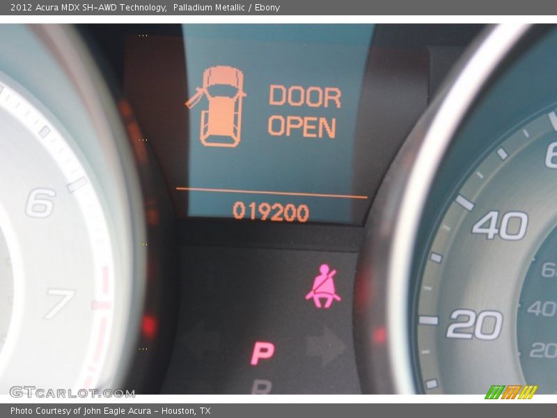 Palladium Metallic / Ebony 2012 Acura MDX SH-AWD Technology