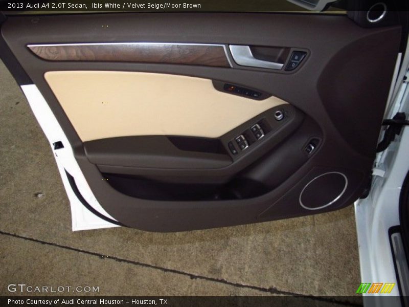 Ibis White / Velvet Beige/Moor Brown 2013 Audi A4 2.0T Sedan