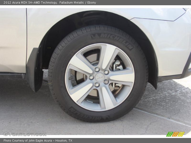 Palladium Metallic / Ebony 2012 Acura MDX SH-AWD Technology