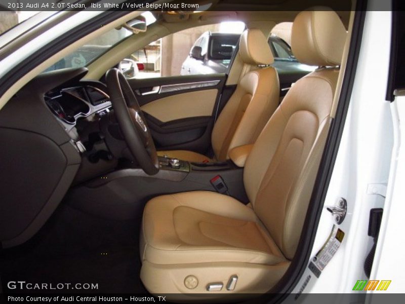Front Seat of 2013 A4 2.0T Sedan
