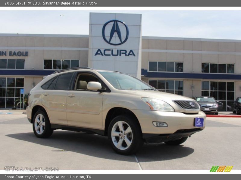 Savannah Beige Metallic / Ivory 2005 Lexus RX 330