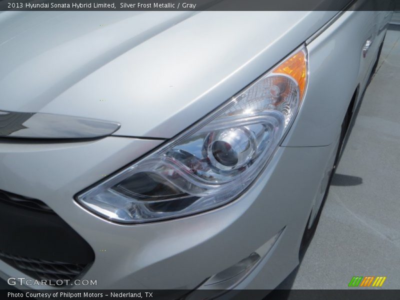 Silver Frost Metallic / Gray 2013 Hyundai Sonata Hybrid Limited