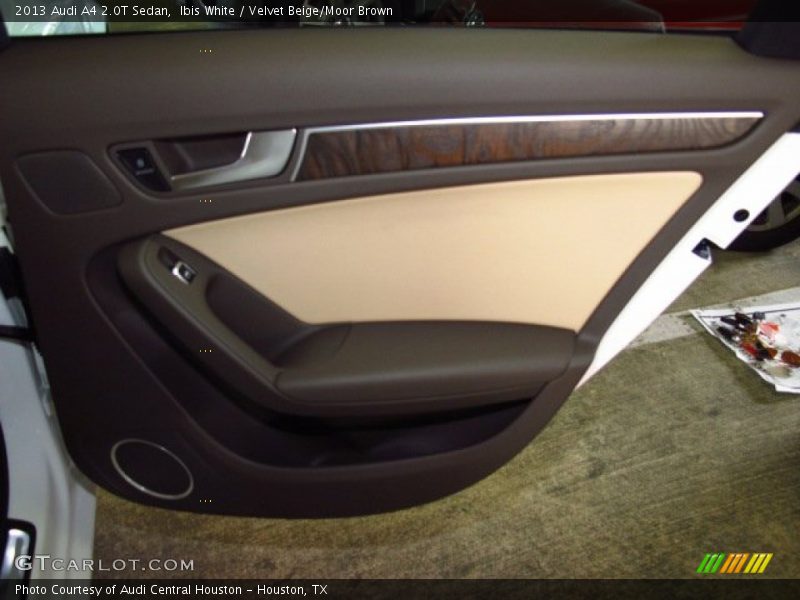 Ibis White / Velvet Beige/Moor Brown 2013 Audi A4 2.0T Sedan