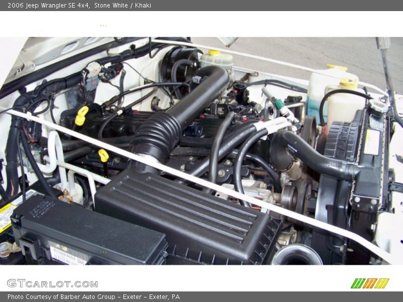  2006 Wrangler SE 4x4 Engine - 4.0 Liter OHV 12V Inline 6 Cylinder