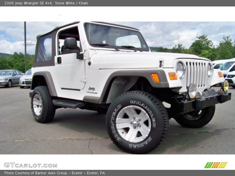 Stone White / Khaki 2006 Jeep Wrangler SE 4x4