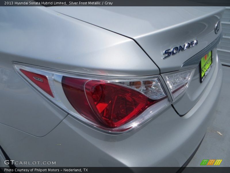 Silver Frost Metallic / Gray 2013 Hyundai Sonata Hybrid Limited