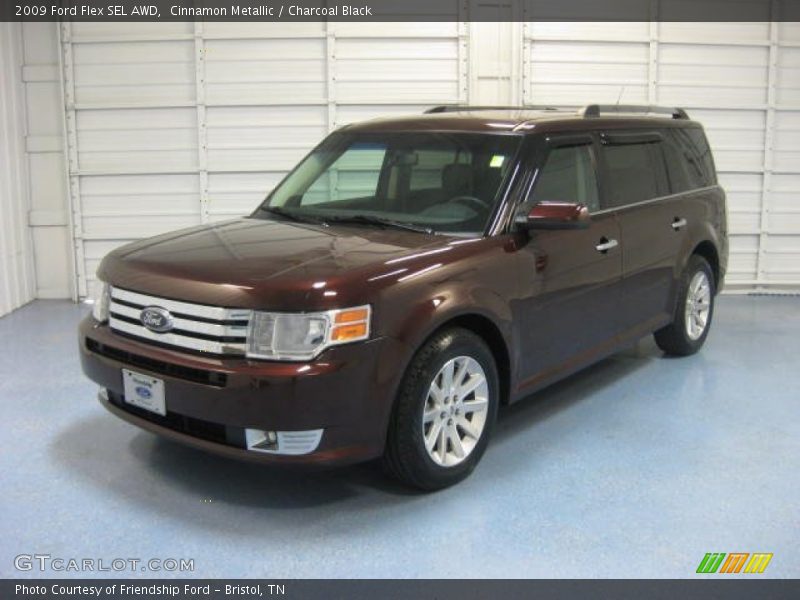 Cinnamon Metallic / Charcoal Black 2009 Ford Flex SEL AWD