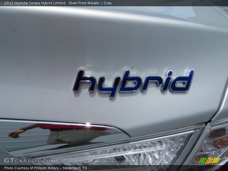 Silver Frost Metallic / Gray 2013 Hyundai Sonata Hybrid Limited