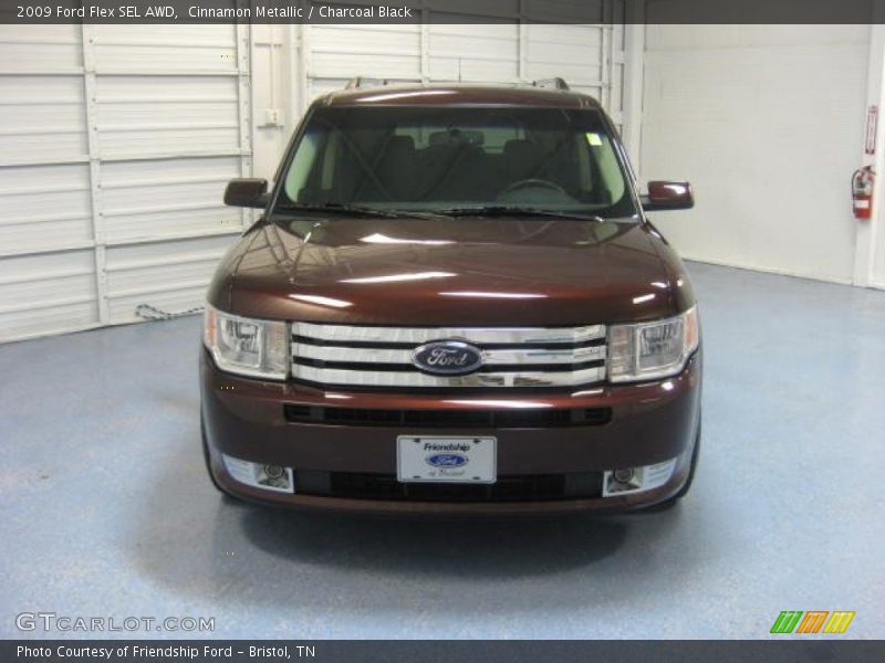 Cinnamon Metallic / Charcoal Black 2009 Ford Flex SEL AWD