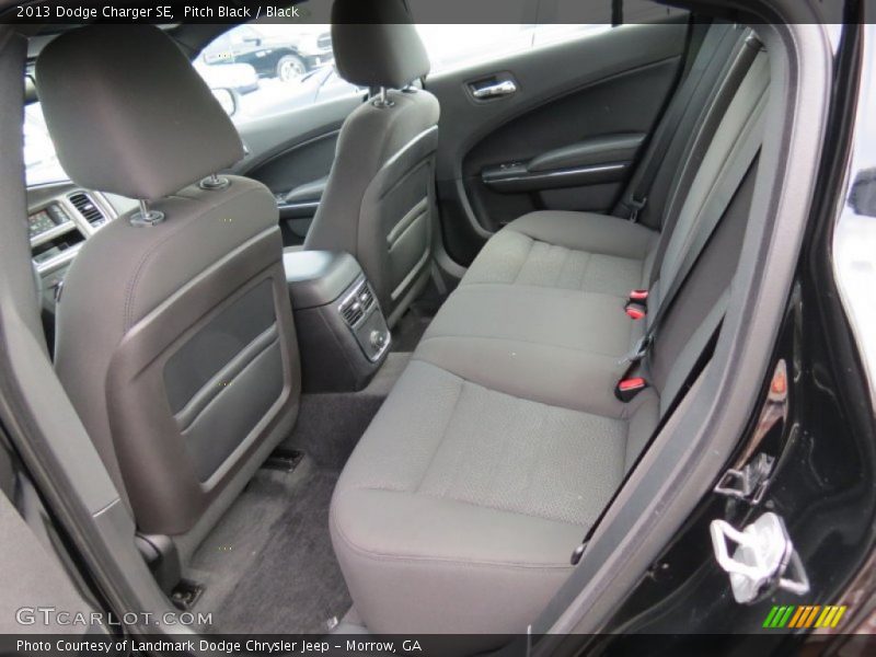 Pitch Black / Black 2013 Dodge Charger SE