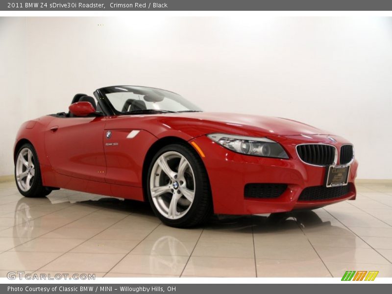 Crimson Red / Black 2011 BMW Z4 sDrive30i Roadster