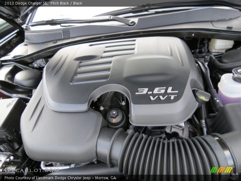 Pitch Black / Black 2013 Dodge Charger SE
