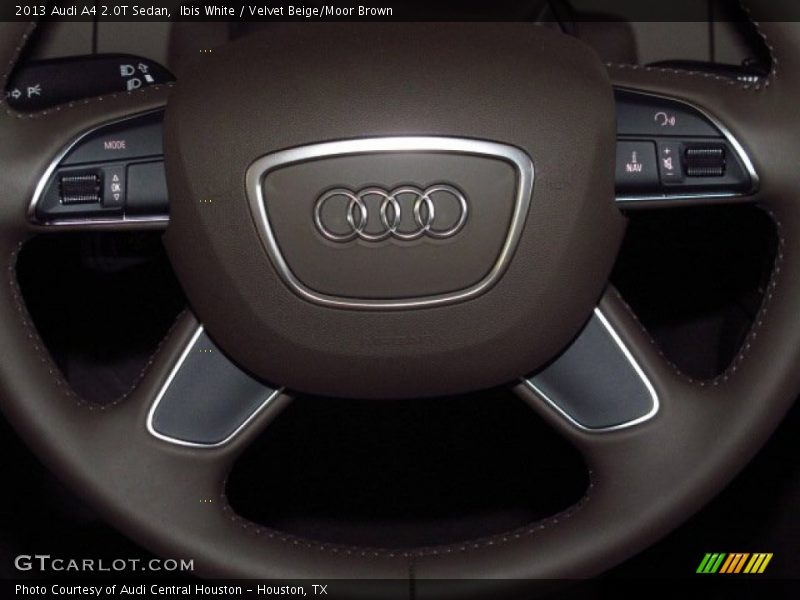 Ibis White / Velvet Beige/Moor Brown 2013 Audi A4 2.0T Sedan