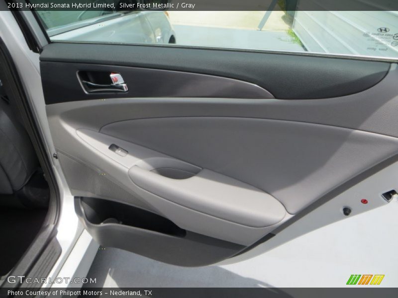 Silver Frost Metallic / Gray 2013 Hyundai Sonata Hybrid Limited