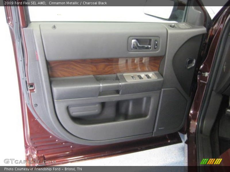 Cinnamon Metallic / Charcoal Black 2009 Ford Flex SEL AWD