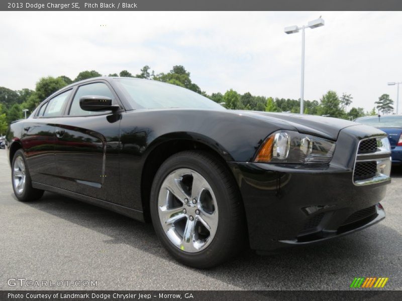 Pitch Black / Black 2013 Dodge Charger SE