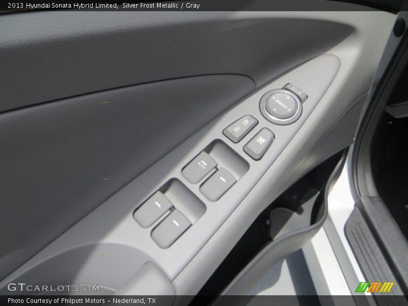 Silver Frost Metallic / Gray 2013 Hyundai Sonata Hybrid Limited