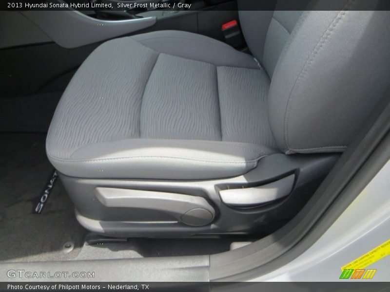 Silver Frost Metallic / Gray 2013 Hyundai Sonata Hybrid Limited