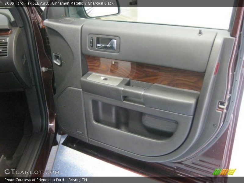 Cinnamon Metallic / Charcoal Black 2009 Ford Flex SEL AWD