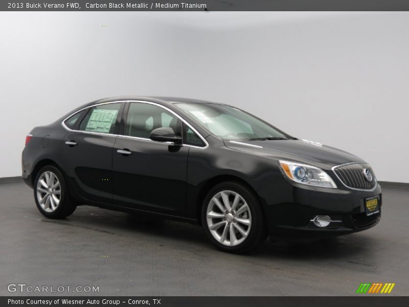 Carbon Black Metallic / Medium Titanium 2013 Buick Verano FWD