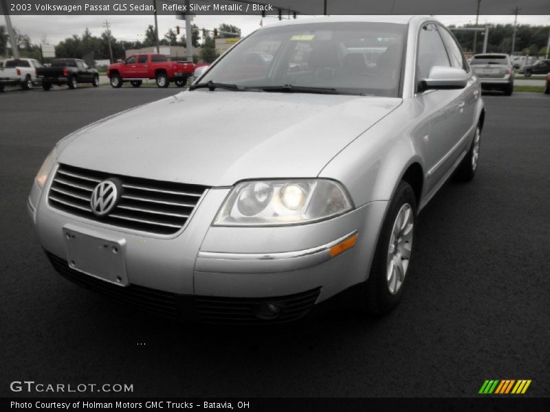 Reflex Silver Metallic / Black 2003 Volkswagen Passat GLS Sedan