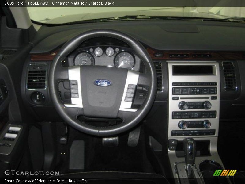 Cinnamon Metallic / Charcoal Black 2009 Ford Flex SEL AWD