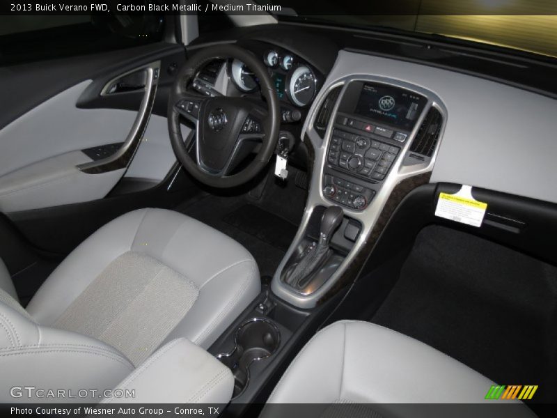 Carbon Black Metallic / Medium Titanium 2013 Buick Verano FWD