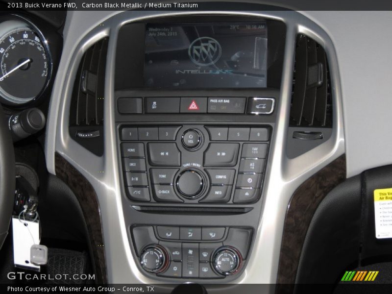 Carbon Black Metallic / Medium Titanium 2013 Buick Verano FWD