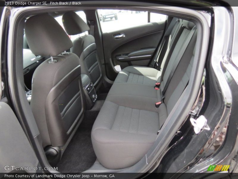 Pitch Black / Black 2013 Dodge Charger SE