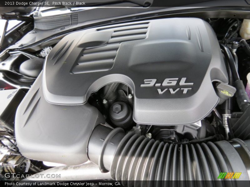 Pitch Black / Black 2013 Dodge Charger SE