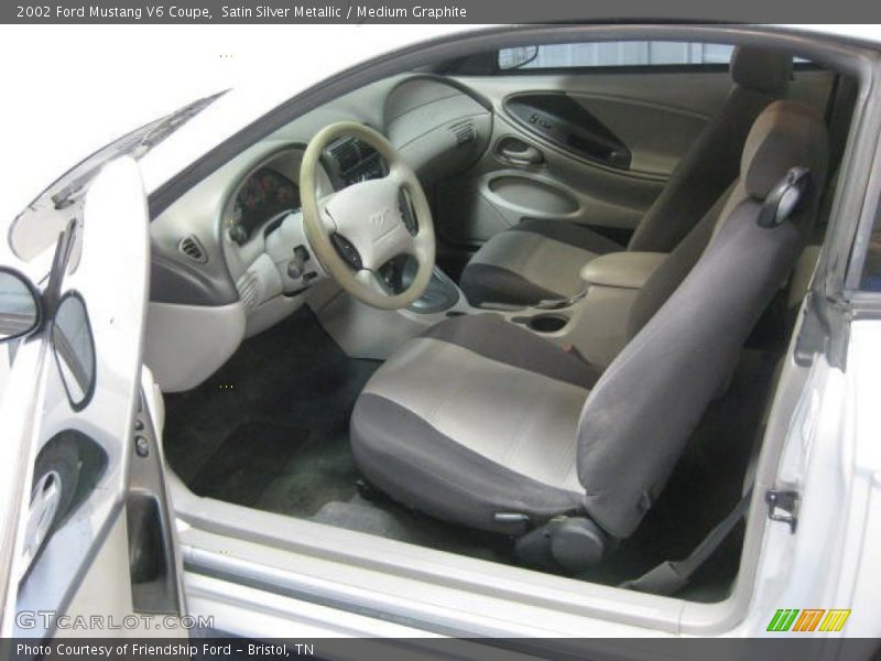  2002 Mustang V6 Coupe Medium Graphite Interior
