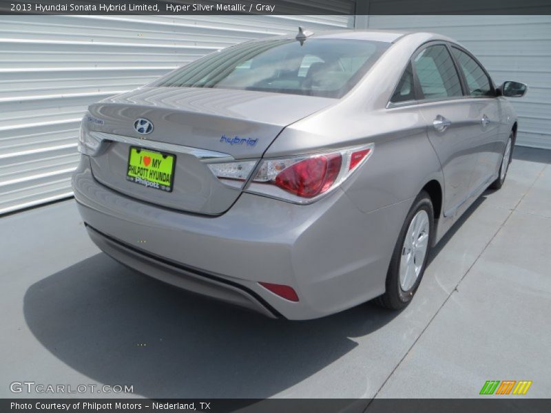 Hyper Silver Metallic / Gray 2013 Hyundai Sonata Hybrid Limited