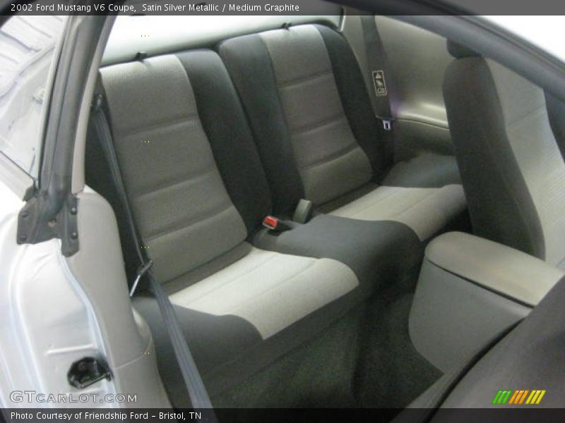 Rear Seat of 2002 Mustang V6 Coupe