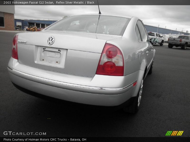 Reflex Silver Metallic / Black 2003 Volkswagen Passat GLS Sedan