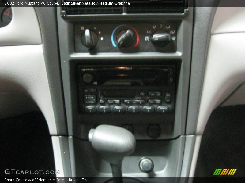Satin Silver Metallic / Medium Graphite 2002 Ford Mustang V6 Coupe