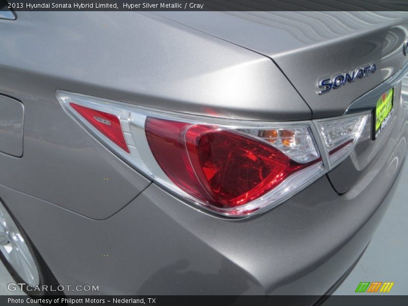 Hyper Silver Metallic / Gray 2013 Hyundai Sonata Hybrid Limited