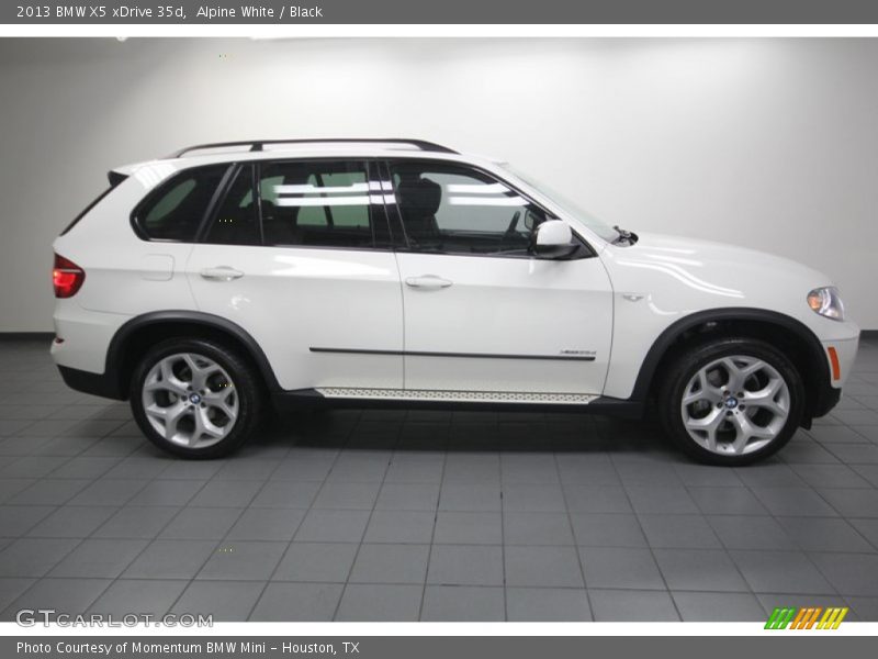Alpine White / Black 2013 BMW X5 xDrive 35d