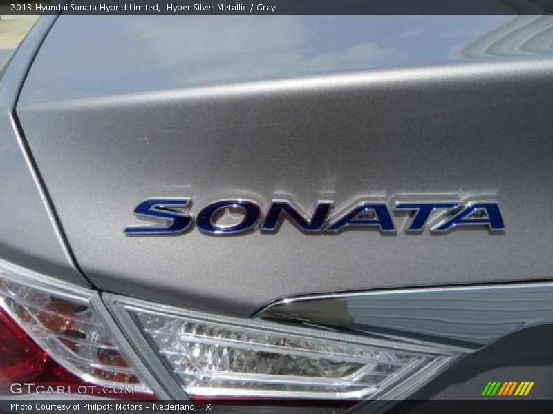Hyper Silver Metallic / Gray 2013 Hyundai Sonata Hybrid Limited