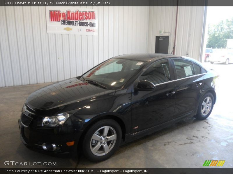 Black Granite Metallic / Jet Black 2013 Chevrolet Cruze LT/RS