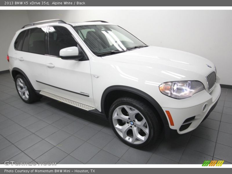 Alpine White / Black 2013 BMW X5 xDrive 35d