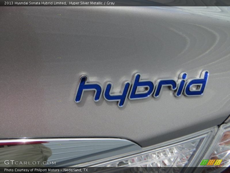 Hyper Silver Metallic / Gray 2013 Hyundai Sonata Hybrid Limited