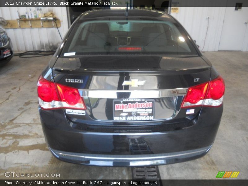 Black Granite Metallic / Jet Black 2013 Chevrolet Cruze LT/RS