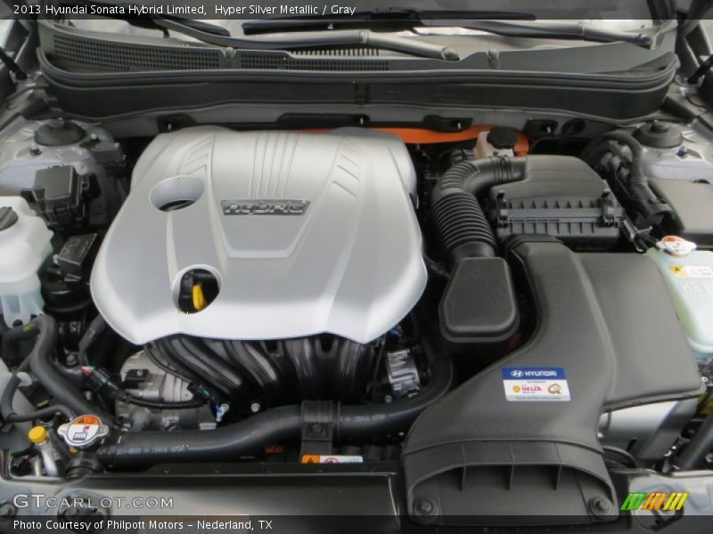 Hyper Silver Metallic / Gray 2013 Hyundai Sonata Hybrid Limited