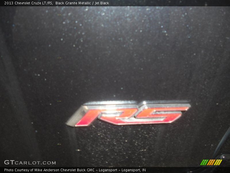 Black Granite Metallic / Jet Black 2013 Chevrolet Cruze LT/RS