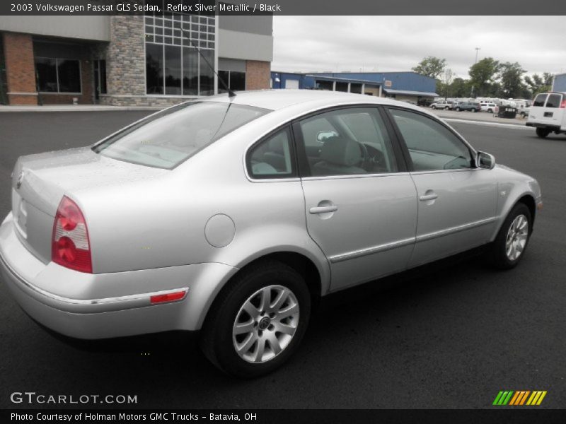 Reflex Silver Metallic / Black 2003 Volkswagen Passat GLS Sedan