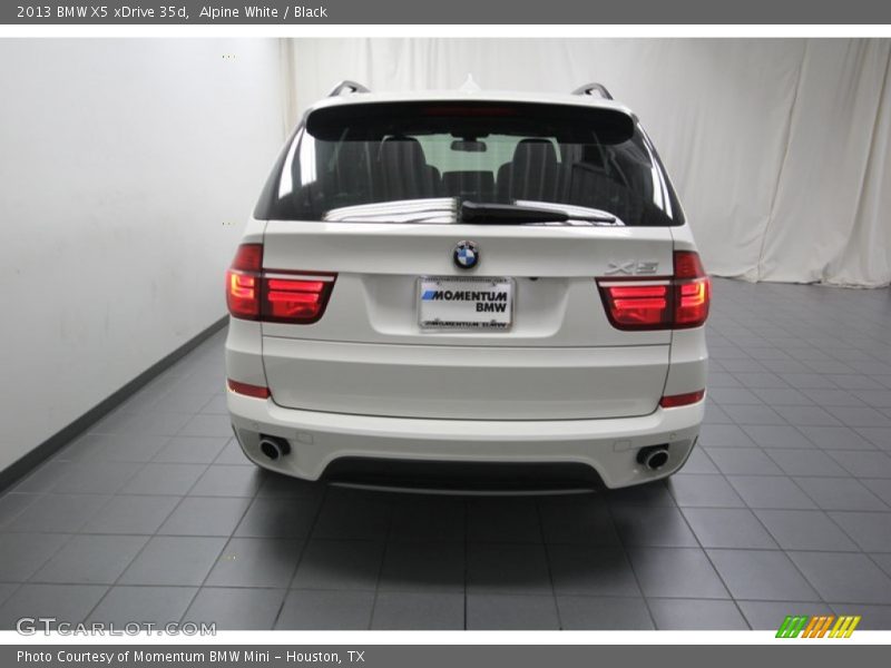 Alpine White / Black 2013 BMW X5 xDrive 35d
