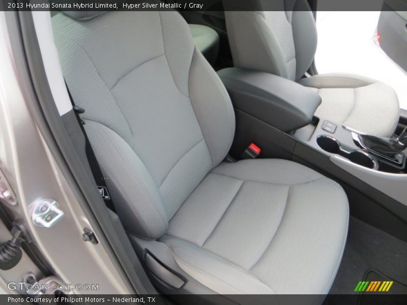 Hyper Silver Metallic / Gray 2013 Hyundai Sonata Hybrid Limited
